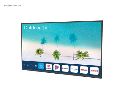PeerlessAV 65'' Neptune Partial Sun 4K HDR Outdoor Smart TV   Comes with FREE Out