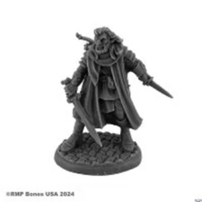 MORQUEN, WILDFOLK RANGER Reaper Mini Bones USA: Reaper Legends REM30182 D&D