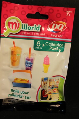 Barbie Doll Sized miniature Dairy Queen Food Set, Great for Diorama