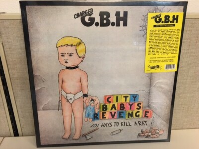Charged G.B.H. - City Baby's Revenge Vinyl LP (New/Sealed/Pkg Flaw) 2021