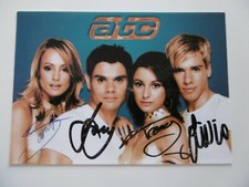 ATC autographs signed 10x15 cm postcard