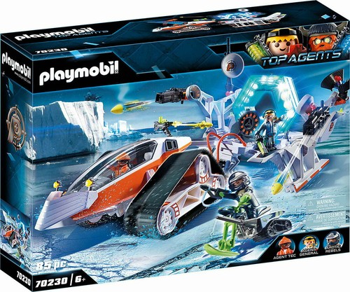 Playmobil Top Agents 70231 - Véhicule Des Neiges - Neuf, Pour Enfant Dès 6 Ans