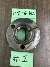 1 1/2-6 NC THREAD RING GAGE 1.50 NOT GO PD. 1.124 no metro 13917