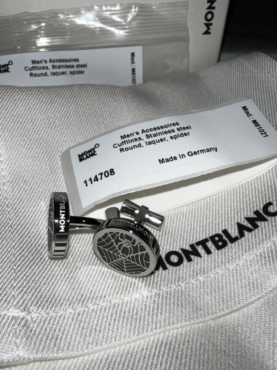 アウトレット販売中 MONTBLANC タイピン カフリンクス グレー×シルバー