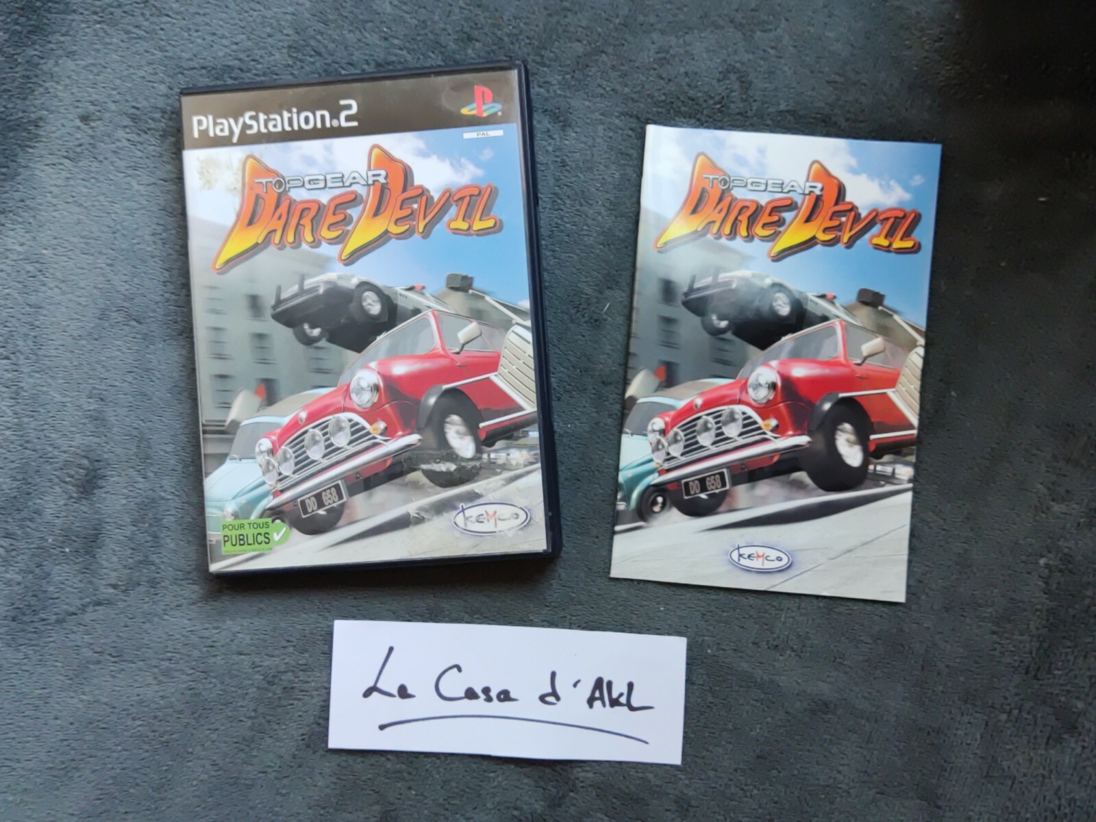 Top Gear Dare Devil complet sur Playstation 2 - PS2 FR TTBE