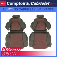 Bezug Vordersitze Und RüCksitz Stoff Monaco FüR Peugeot 205 Gti