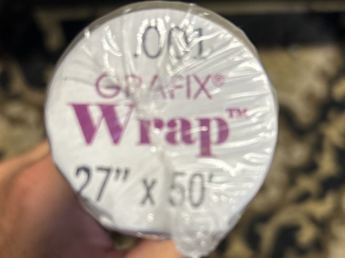 Grafix Wrap Dura-Lar Film Clear 27” X 50’ .001 Roll New! - Picture 3 of 5
