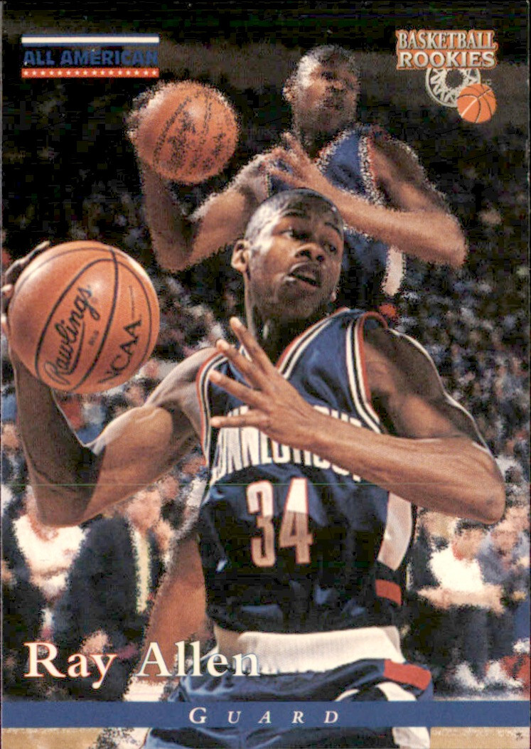 1996 Score Board Basketball Rookies - Ray Allen #84 (RC)