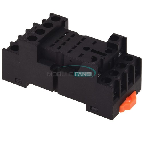 MY4NJ 12V/24V/110V/220V Coil Power Relay DIN Rail Mounted Base 14 Pin 4PDT FC - Picture 30 of 30