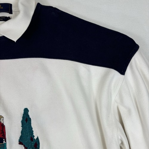 Suéter de golf vintage Pringle of Scotland para hombre talla L bordado algodón para golfista - Imagen 4 de 24