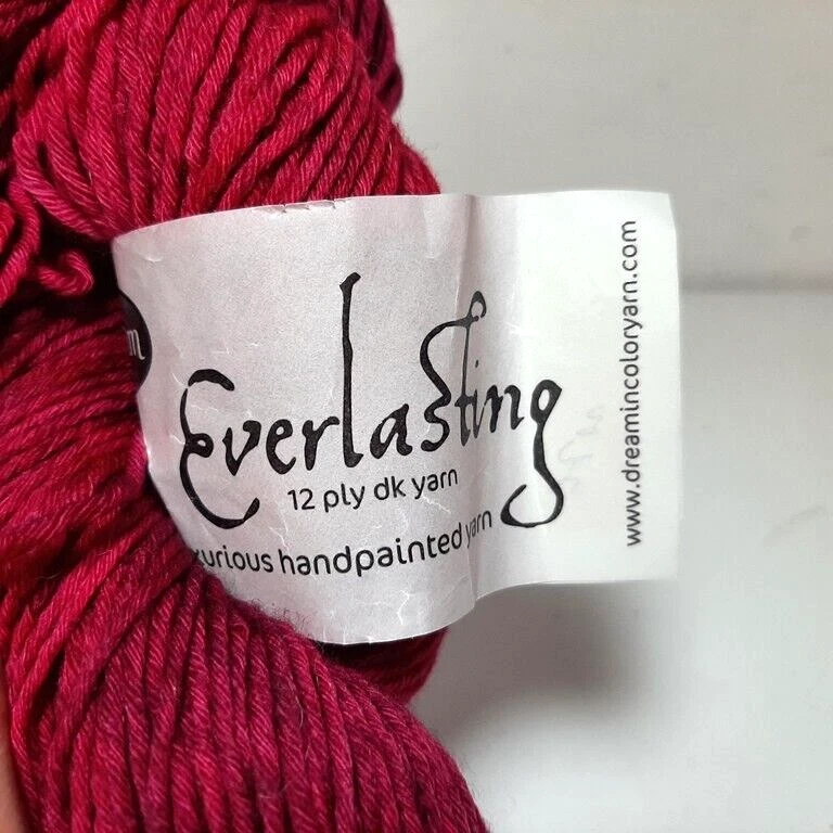 Hilo Dream Everlasting 12 capas, enero 2013 Dream Club, rosa oscuro, 100 g/275 yardas Foto 2 de 4