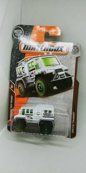 MOA ARCTIC SHORT CARD 2018 Matchbox #95 Arctic Thunder™ MATTE WHITE
