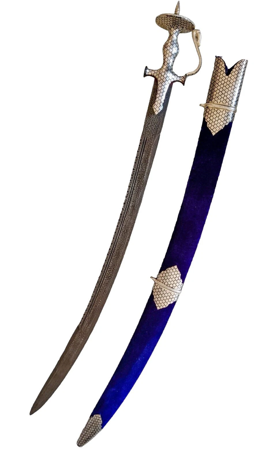 Damascus hoja de acero de damasco mango de acero inoxidable personalizado modernos de colección y cuchillos de hoja fija hechos a mano