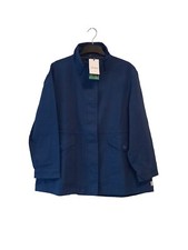 Joules Womens Size 14 Willow Coastal Cotton Jacket Mid Blue Bnwt