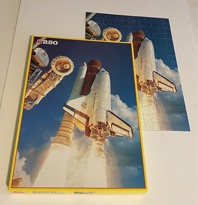 Vintage NASA Space Shuttle Launch Puzzle: Complete