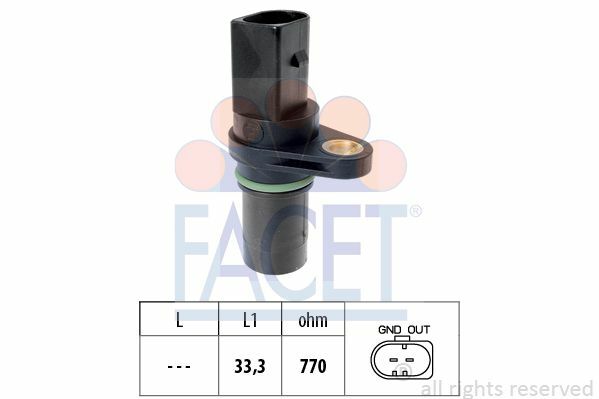 Facet Kurbelwellensensor FüR Audi A3,A4,A5,Q5,TT-image