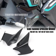 Front Downforce Fairings Spoiler Wind Wings For Yamaha MT-09 MT09 SP 2024 2025