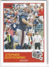 2019 Score #149 Stephen Gostkowski New England Patriots Memphis