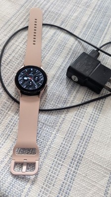 Samsung Galaxy Watch4 SM-R865 40mm Aluminum Case with Sport Band - Pink Gold...
