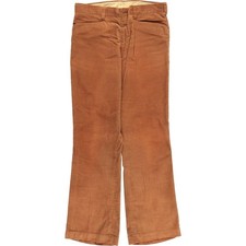 Vintage 1970'S Levi's STA-PREST flared corduroy pants men's size W34 approx. 