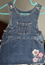 Vintage French Toast Dressall Embroidered Flowers Design Size 12m