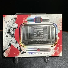 5/25 FRANKIE FRISCH HOF .999 SILVER BAR 1 Troy Ounce 2025 Panini Impeccable #4 !