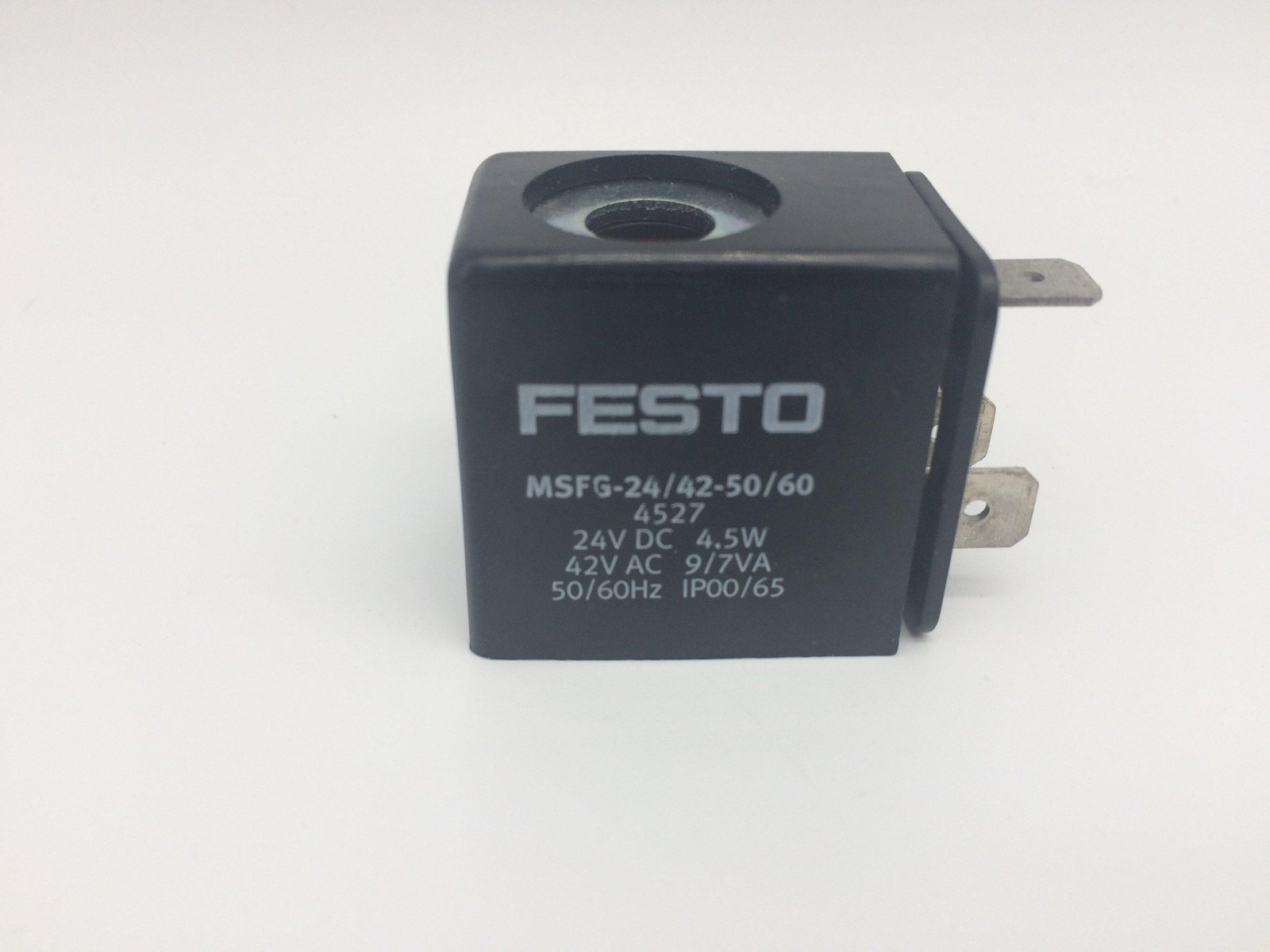 Festo MSFG-24/42-50/60 Solenoid Coil, 24VDC 4.5W, 42VAC 9/7VA PN 4527