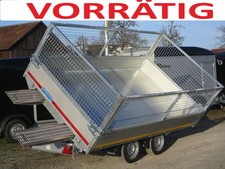 NEU Eduard ZGG 3500KG Dreiseitenkipper Anhänger + LAUBGITTER 100KMH VORRÄTIG