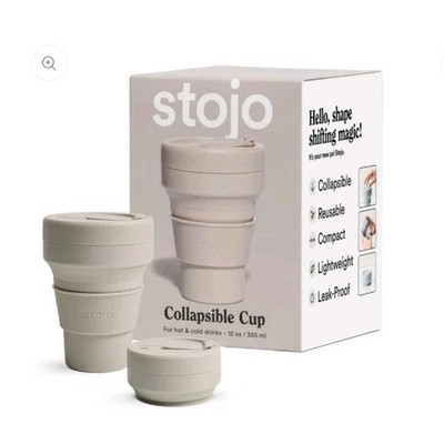 Stojo Faltbare Tasse - Hafer 355ml Neu IN VERPACKUNG 