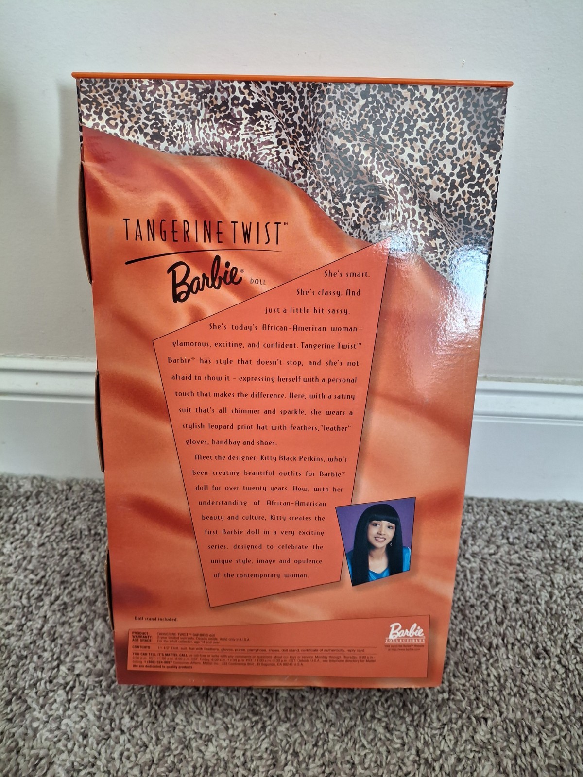 Collector Edition Tangerine Twist Barbie Fashion Savvy Collection Mattel #17860