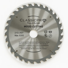 210mm x 30mm Bore + Reducer  40T TCT Circular Saw Blade For Wood UK Fast Postage