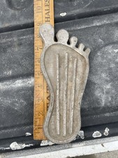Vtg 1960s Big Foot Gas Pedal Habermann Brand Cast Aluminum Custom Hot Rod Nos