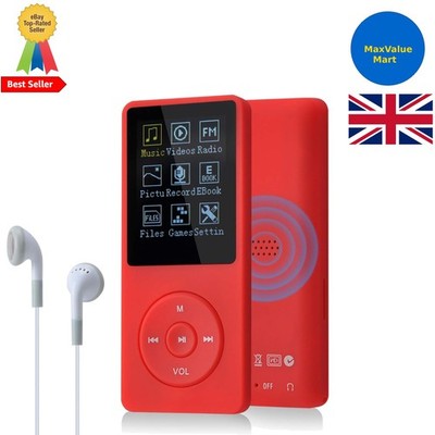Tragbarer verlustfreier Sound Musik Player 8GB mit LCD Bildschirm - Ideal für Sport