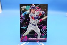 2025 Topps Chrome Cosmic Pete Crow-Armstrong #104 Black Eclipse /10 Cubs