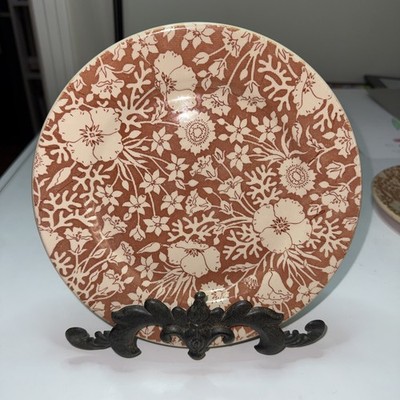RARE Vintage Festival Wallace China Desert Ware 9  luncheon Plate Made USA
