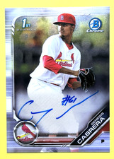 Genesis Cabrera 2019 Bowman Chrome 1st Bowman Prospect Auto #CPA-GCA