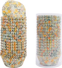 Floral Standard Cupcake Liners 400 Count Paper Baking Cups Food Grade Disposable
