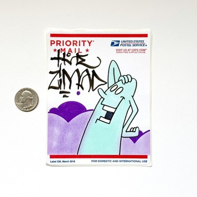 RARE Handmade ZIMAD 228 Postal Sticker COPE2 STAYHIGH149 TAKI183 COST SEEN ESPO