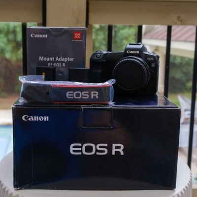 Canon EOS R 30.3MP Body Bundle + EF-EOS R Mount Adapter - VERIFIED 23k Shutter!