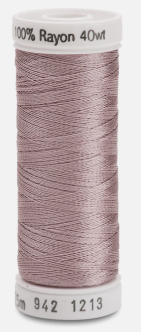 942-1213 TAUPE GUTERMANN SULKY 40wt  RAYON EMBROIDERY THREAD 250m