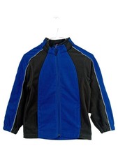 Engelbert Strauss Fleecejacke Kinder Gr. 122/128 Blau Schwarz Arbeitsjacke