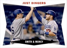 2020 Topps Archives 1960 Combo Cards #60CC-SM Will Smith / Max Muncy LA Dodgers