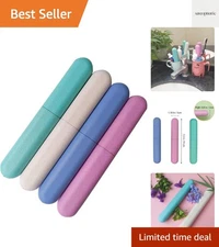 4 Pack Travel Toothbrush Case, Holder Toothbrush Travel Containers for Trip H...