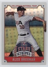 2015 Panini Stars and Stripes Longevity Stars Platinum 6/10 Alex Bregman #6 uk2