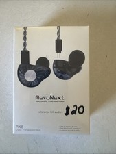 RevoNext Dual Drivers In-ear Headphones RX8 Black New