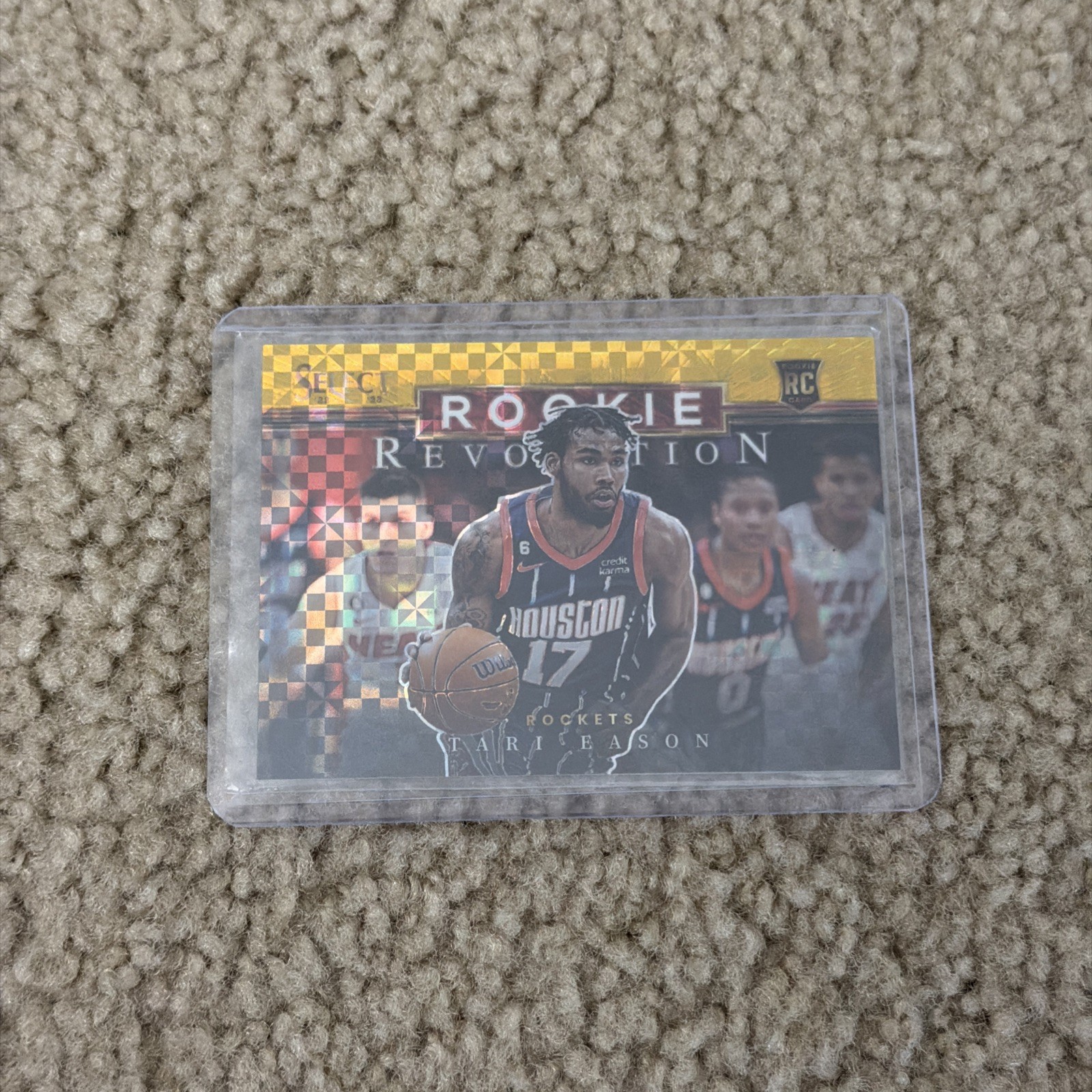 2022-23 Panini Select Tari Eason Gold Rookie Revolution Gold 2/10 SSP RC