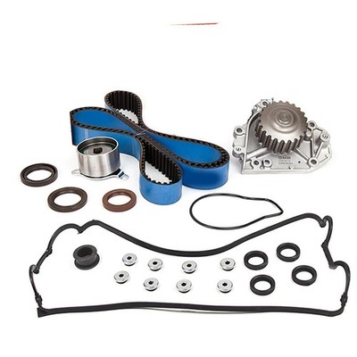 14400-P7J-004 Engine Timing Belt Water Pump Kit Valve Cover Gasket Set Compat...