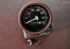Vintage Kingseeley Ks 40904an  70mph Willys Jeep Speedometer Original Cj2a