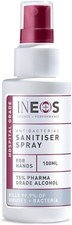 Sanitiser Spray 75% Alcohol - Fragrance-Free Hand Disinfectant, 100ml