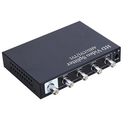 Neuer HD-Video-Splitter BNC 1 In 4 Out AHD CVI TVI Videoverstärker Verteiler